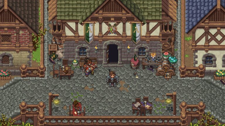 Drakantos: 20 helden, pixel art en kerkers in een MMO dat Final Fantasy en Stardew Valley combineert