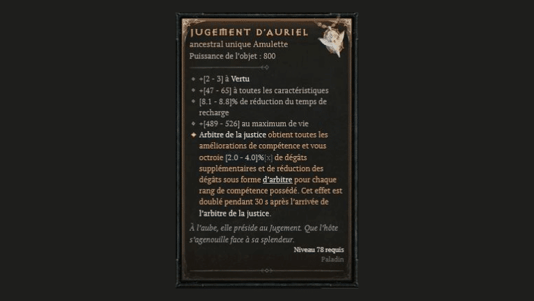 oordeel van auriel